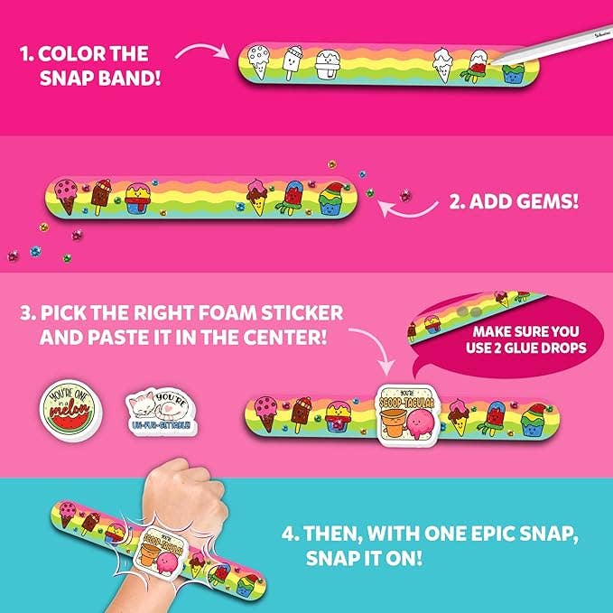 Skillmatics Craft Activity Snap Bandz Friendship Bands