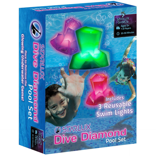 Dive Diamonds: Diving Toys & Light Up Pool Set