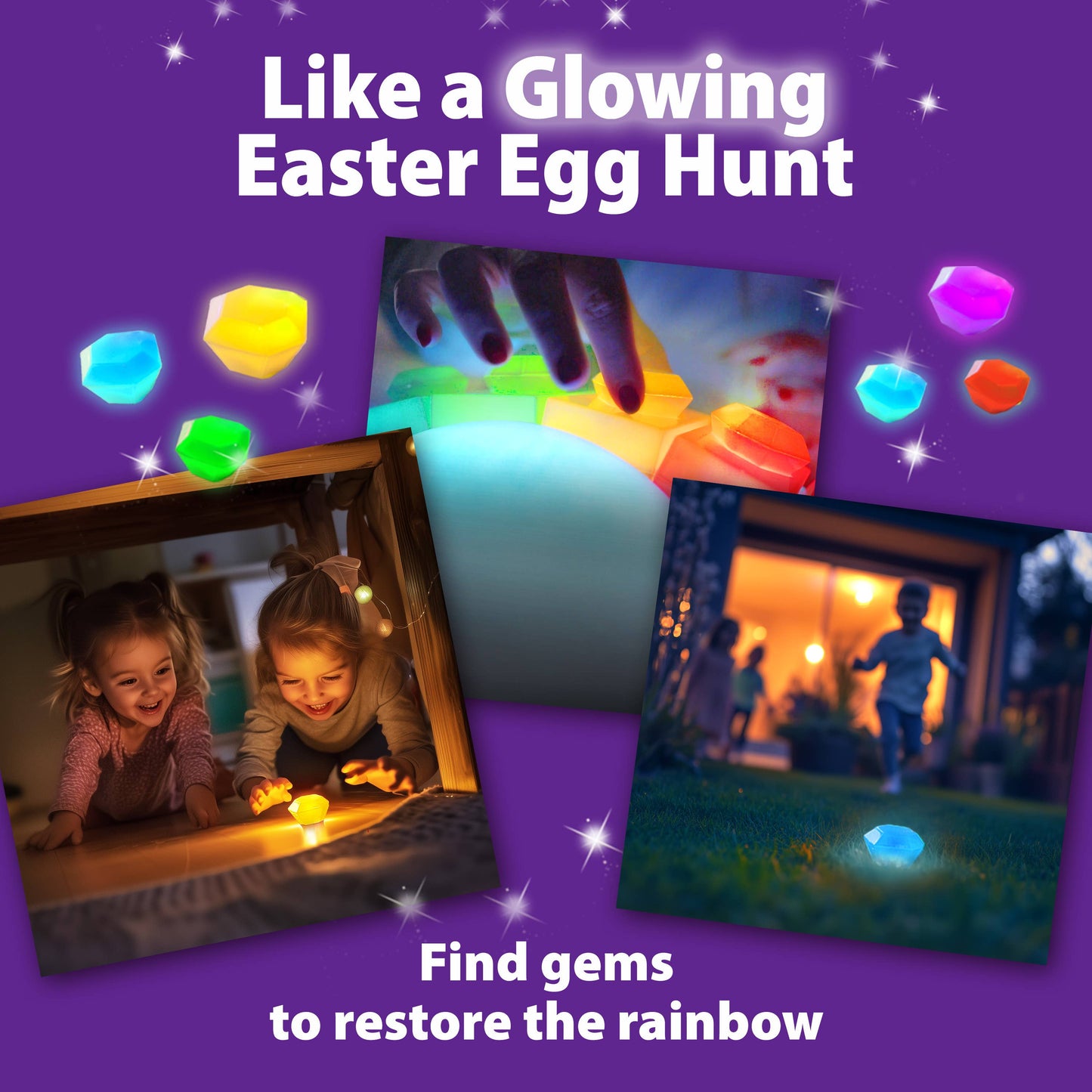 Glow Rainbow: A Glow in the Dark Toy and Game