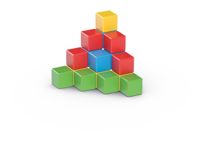 Geomag Magnetic Toys | Magicube Try-Me Recycled 16 pcs: 16 piece sets