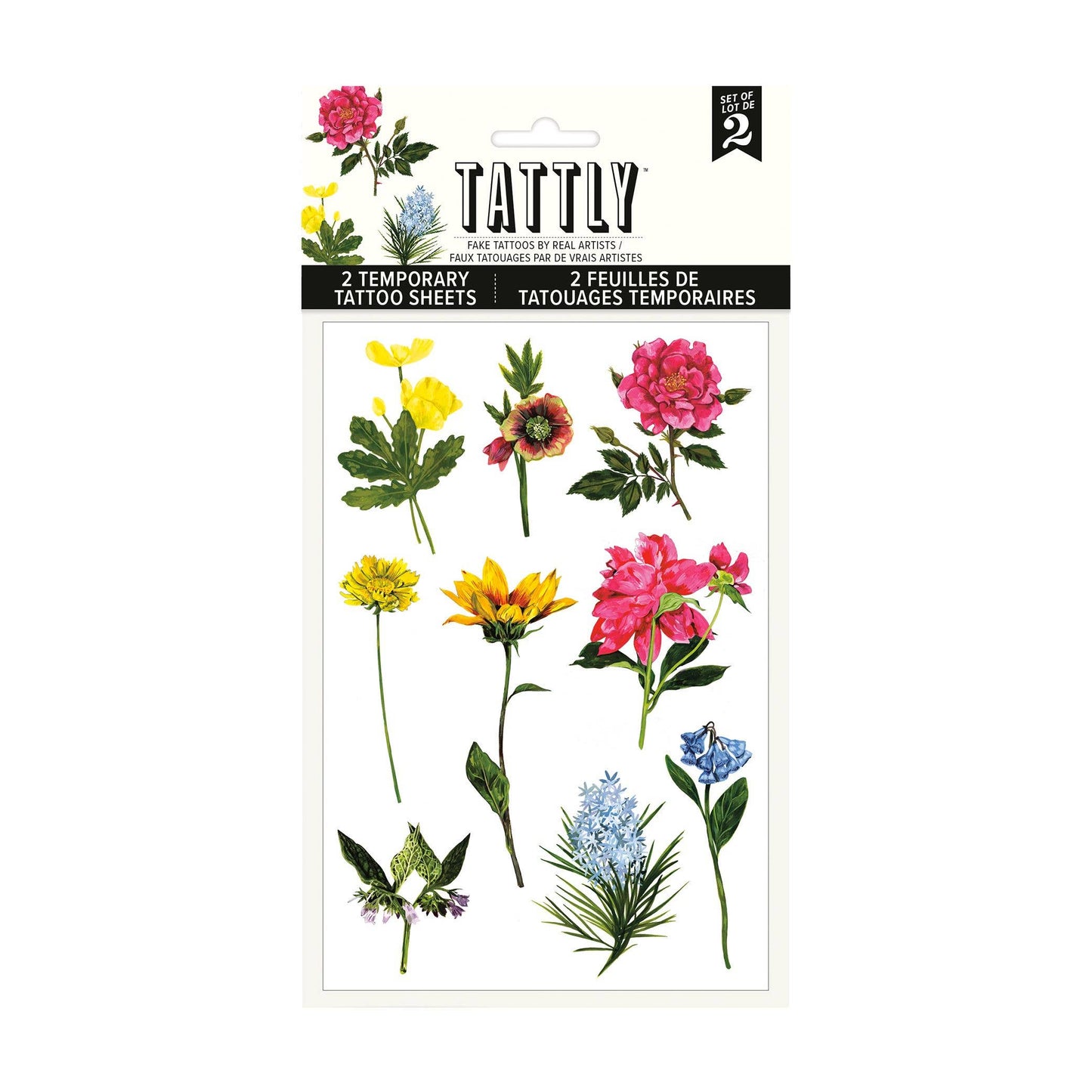 Garden Variety Tattoo Sheet S/2