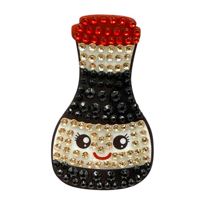 Savory & Sushi Set of 4 2" Rhinestone Stickers: O/S