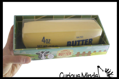 1 Jumbo Butter Squishy Squeeze Stress Ball Soft Doh Filling
