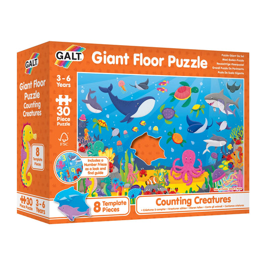 Counting Creatures Giant Floor Puzzle
