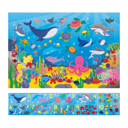 Counting Creatures Giant Floor Puzzle