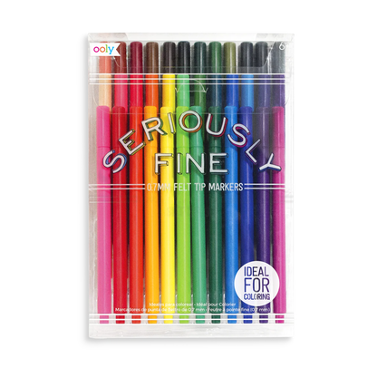 Seriously Fine Felt Tip Markers