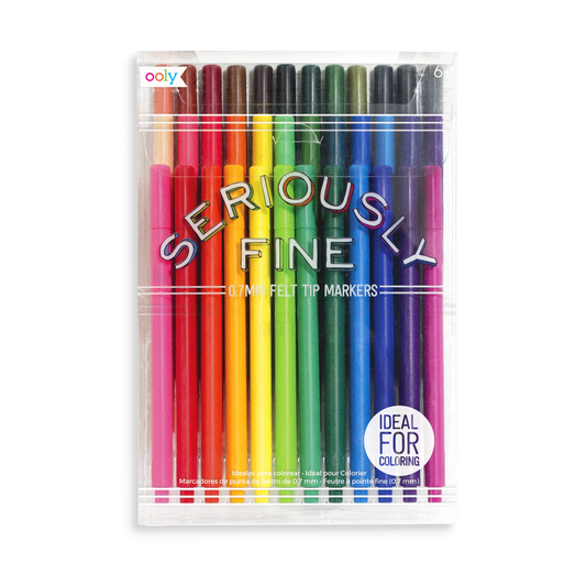 Seriously Fine Felt Tip Markers
