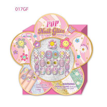 Pop Nail Glitz, Groovy Flower