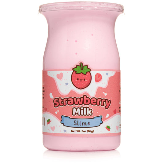 Strawberry Milk Glossy Slime (9pcs/case)