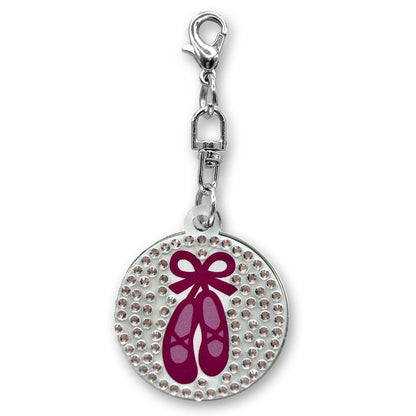 Ballet Rhinestone Bag Charm
