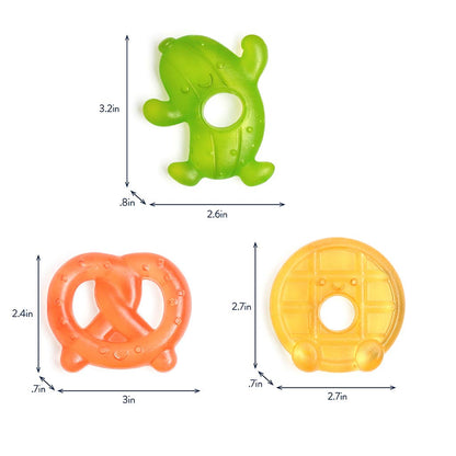 Cutie Coolers™ Water Filled Teethers (3-pack): Dino