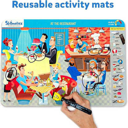 Skillmatics - Search & Find Wipe and Write Activity Mats