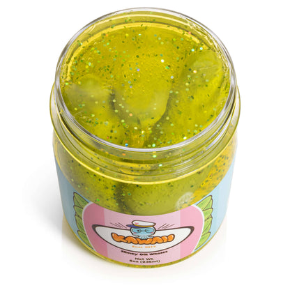 Shimmery Pickle Clear Slime (5pcs/case)