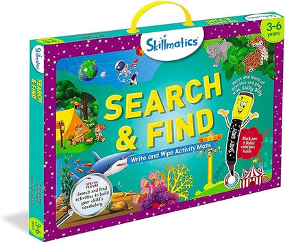 Skillmatics - Search & Find Wipe and Write Activity Mats