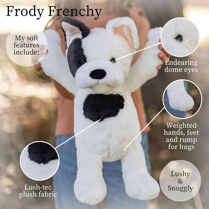 World's Softest Lushee 16 inch - Frody Frenchy Dog