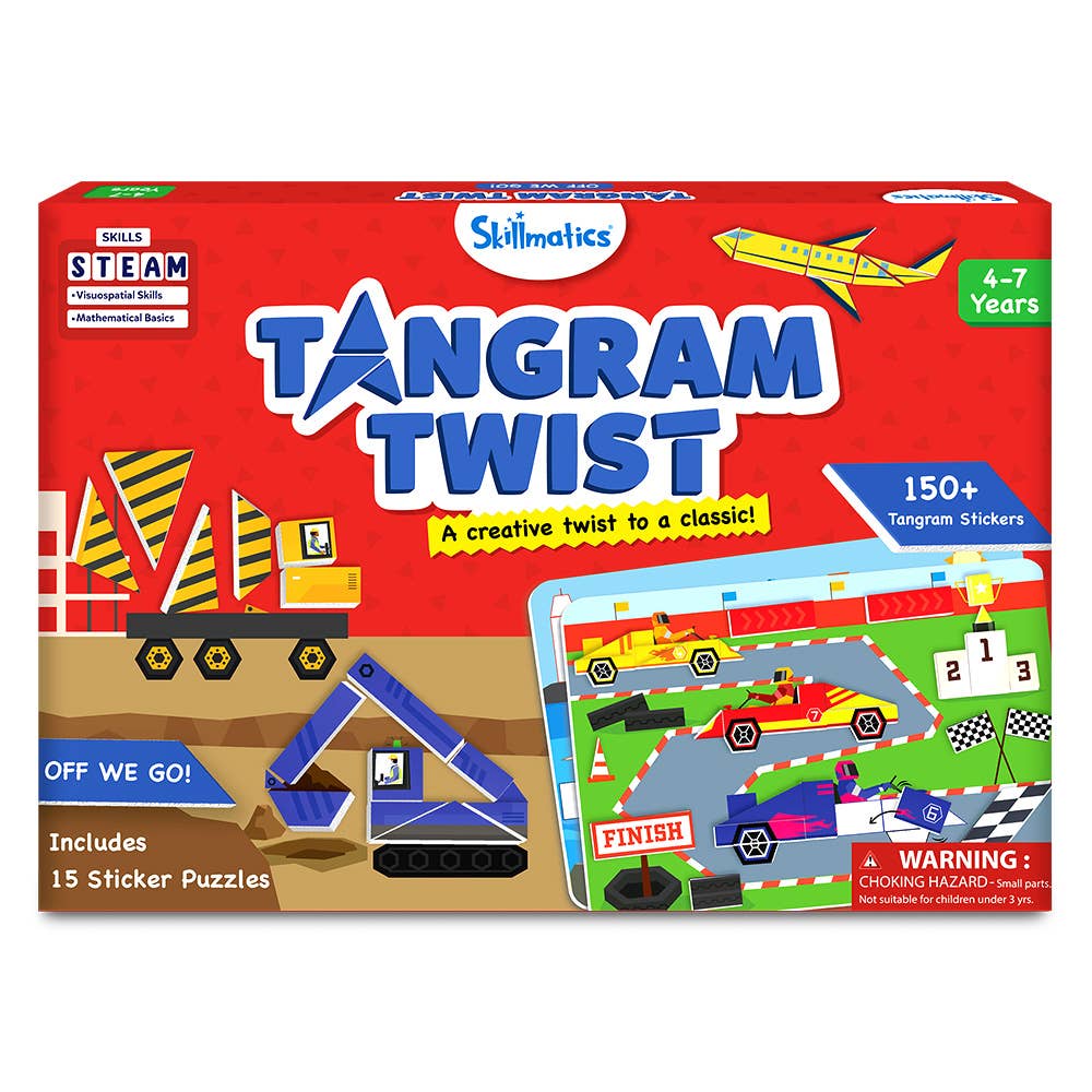 Tangram Twist: Things That Go - Educational Art & Craft