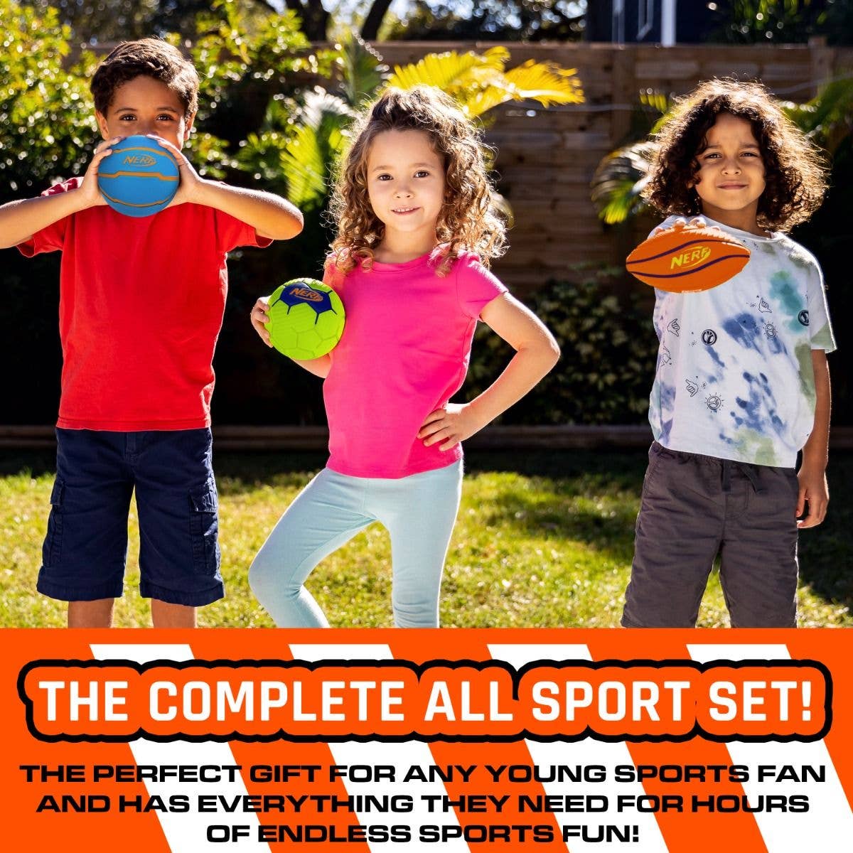 Nerf Mini Sport Foam Ball Set – 3 Pack