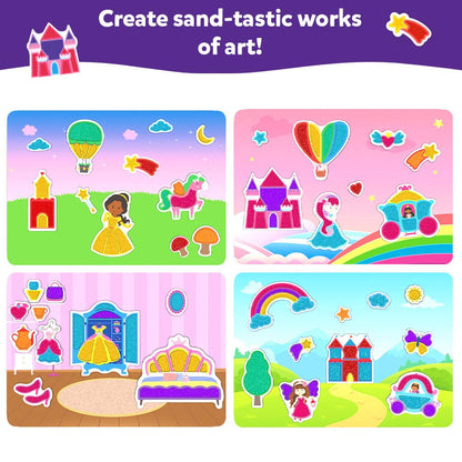 Sand-Tastic Art Unicorns & Princesses Sand Art Kit for Kids