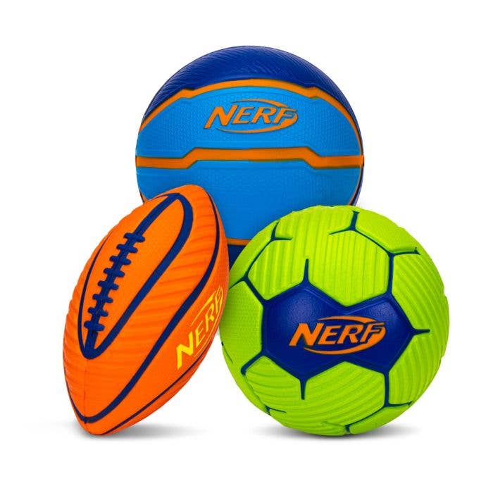 Nerf Mini Sport Foam Ball Set – 3 Pack