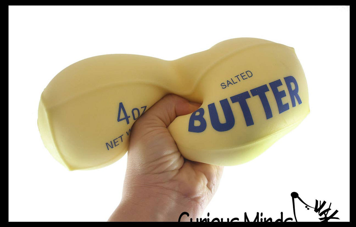 1 Jumbo Butter Squishy Squeeze Stress Ball Soft Doh Filling