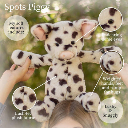 World's Softest Lushee 16 inch Spots Piggy