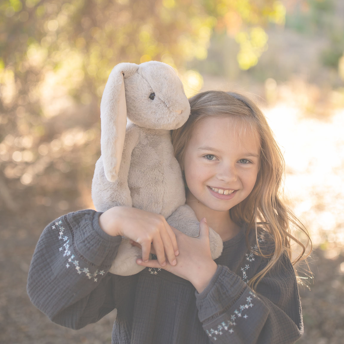 World's Softest Lushee 16 inch - Suede Mink Bunny Gray