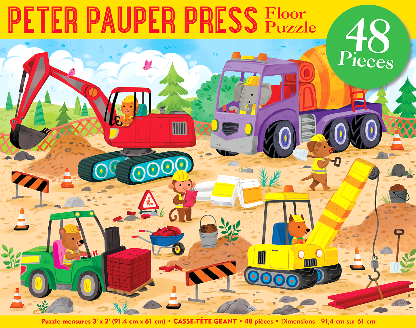 Construction Site Kids' Floor Puzzle