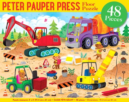 Construction Site Kids' Floor Puzzle