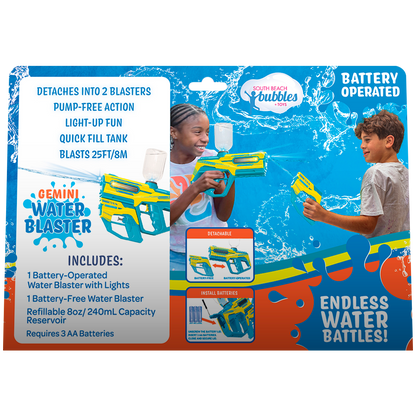 Gemini 2-in-1 Electric Water Blaster