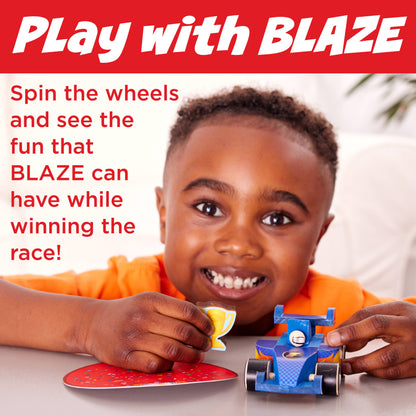 Buildeez! Blaze Race Car - DIY Wooden Craft Kit for Kids