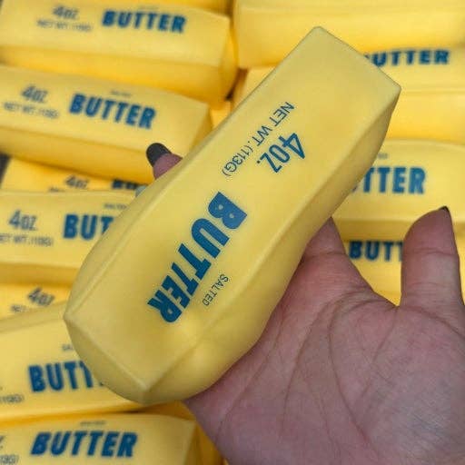 NEW! Crunchy Butter Bar Squishy- ASMR! CRUNCHY Fidget