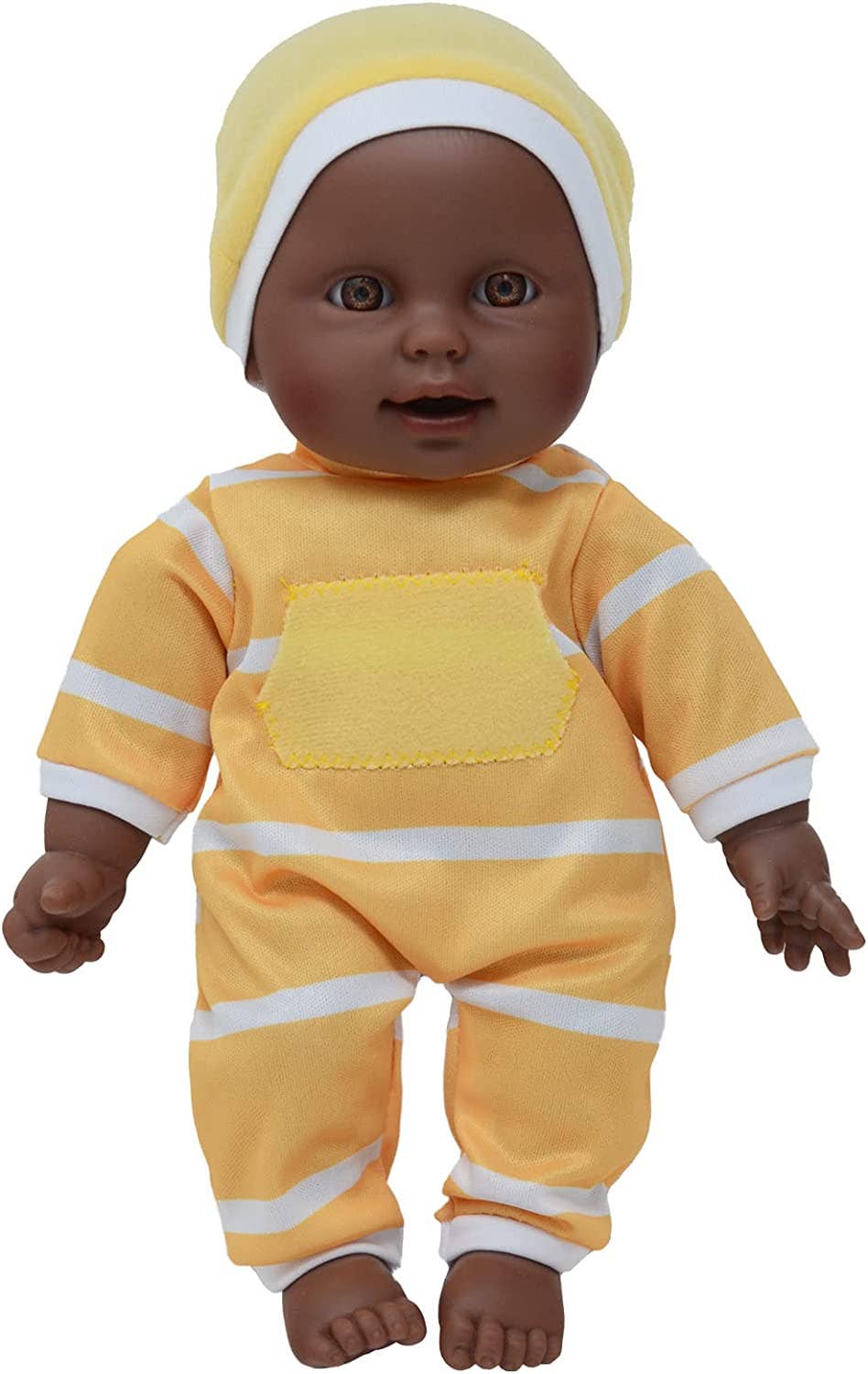 The New York Doll Collection 11" Doll Striped W/ Pacifier: Boy