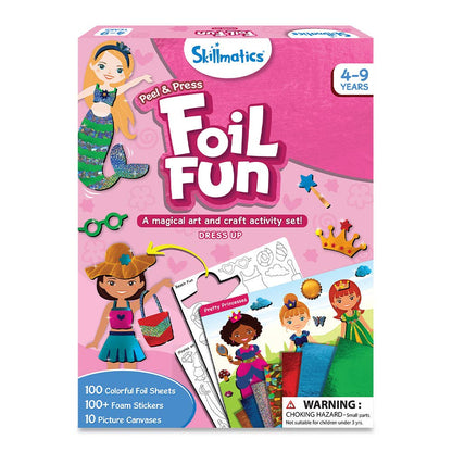 Skillmatics Foil Fun - Dress Up, No Mess Art for Kids