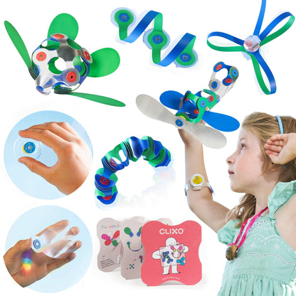 Clixo Window Pack: Blue/Green/Primatic