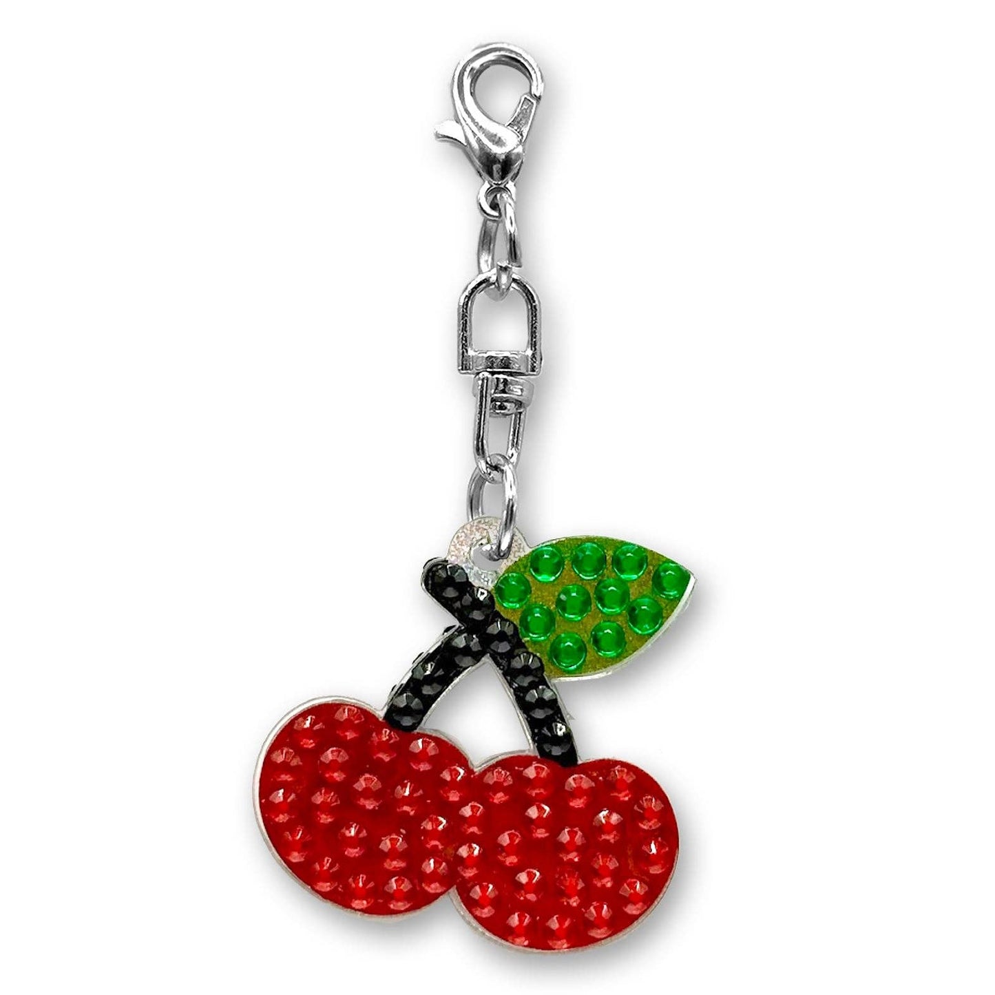 Cherries Rhinestone Bag Charm
