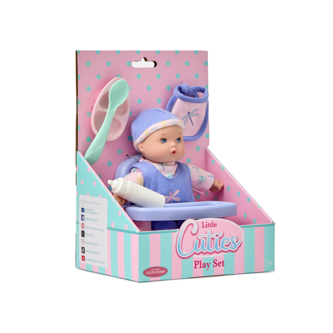 8" Little Cuties Feeding Set