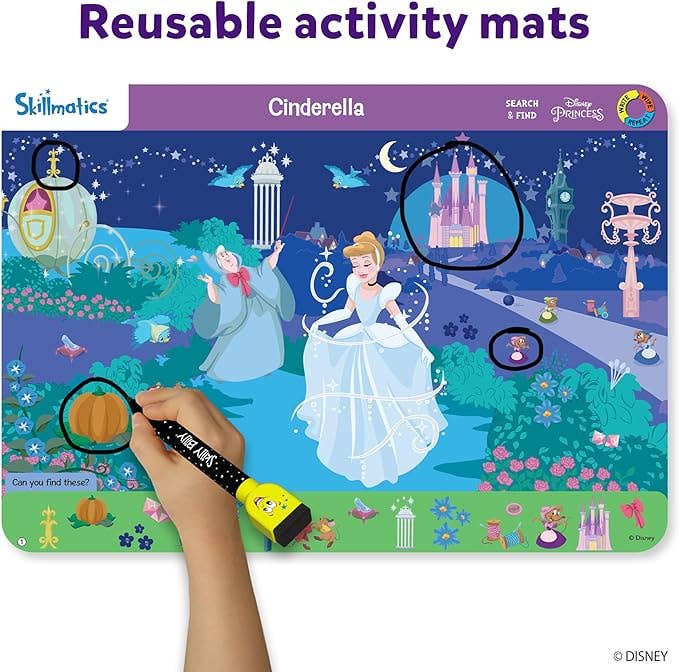 Skillmatics - Search & Find Disney Princess Activity Mats