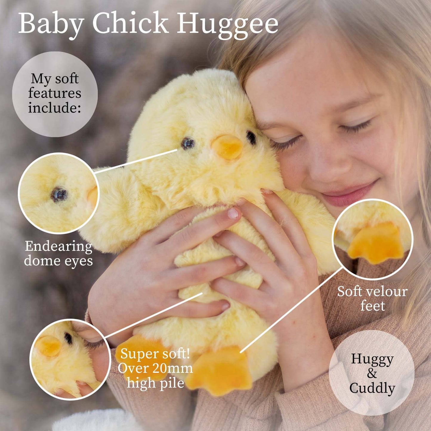 World's Softest 11 inch - Baby Yellow Chick