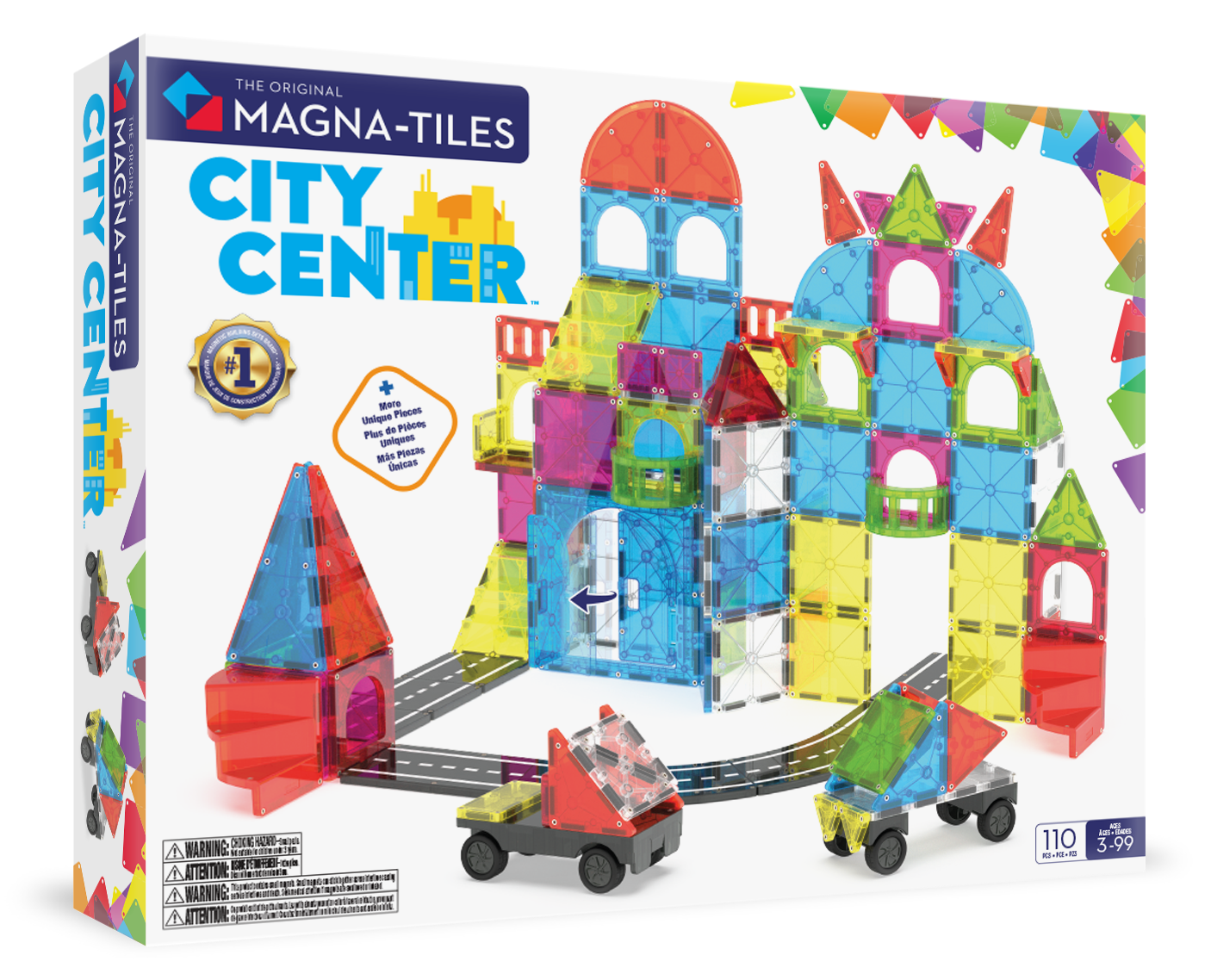 Magna-Tiles City Center 110-Piece Set