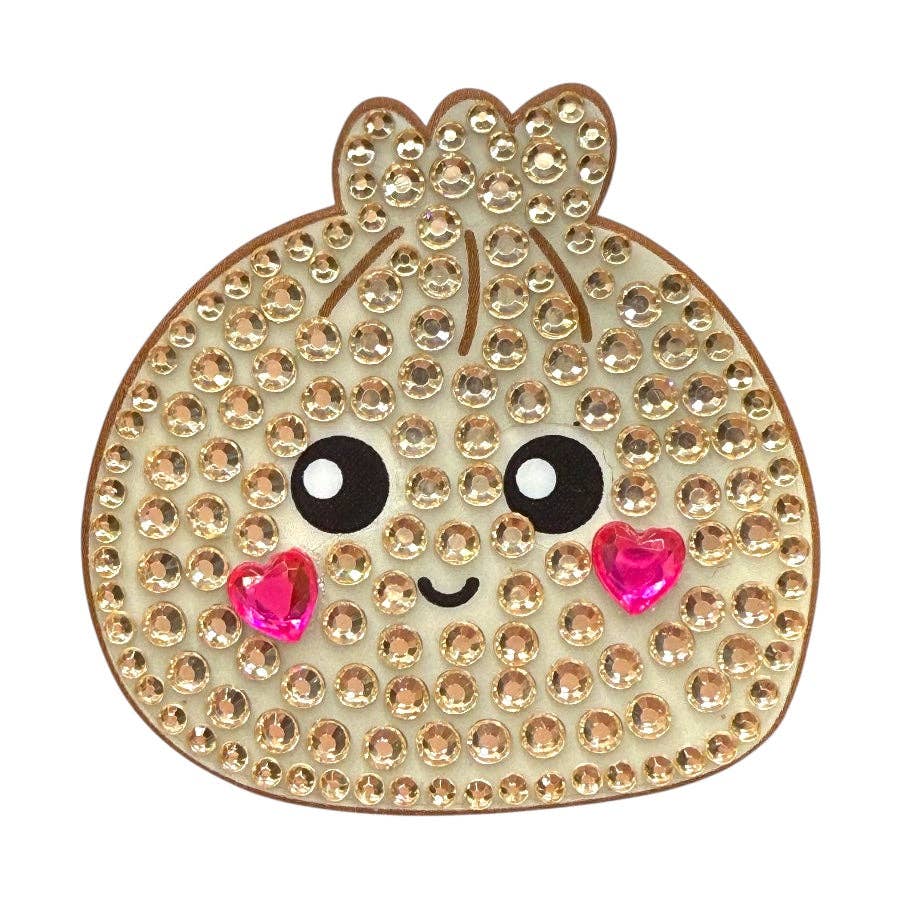Savory & Sushi Set of 4 2" Rhinestone Stickers: O/S