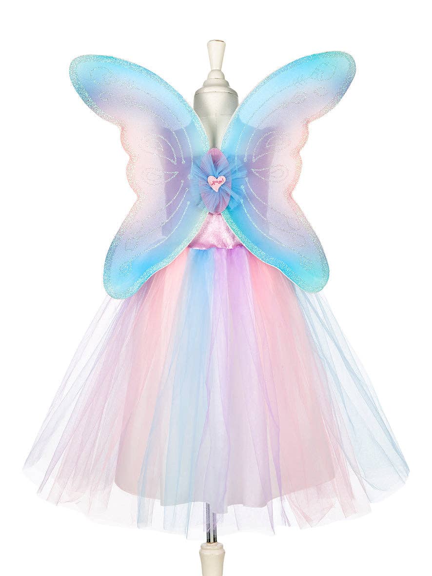 Felicity Fairy Costume – Dress and Wings Set (pink & blue) - Role-Play for Children(3sizes): 5-7 years