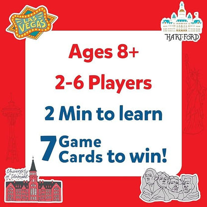 Skillmatics Guess in 10 States of America Card Game