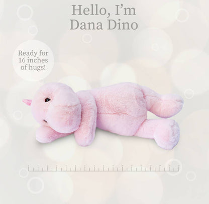 World's Softest Lushee 16 inch Pink Dino