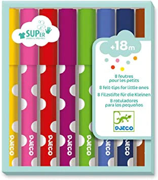 8 Felt Tip Markers