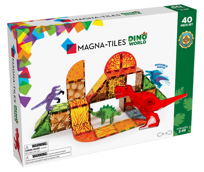 Magna-Tiles Dino World 40-Piece Set