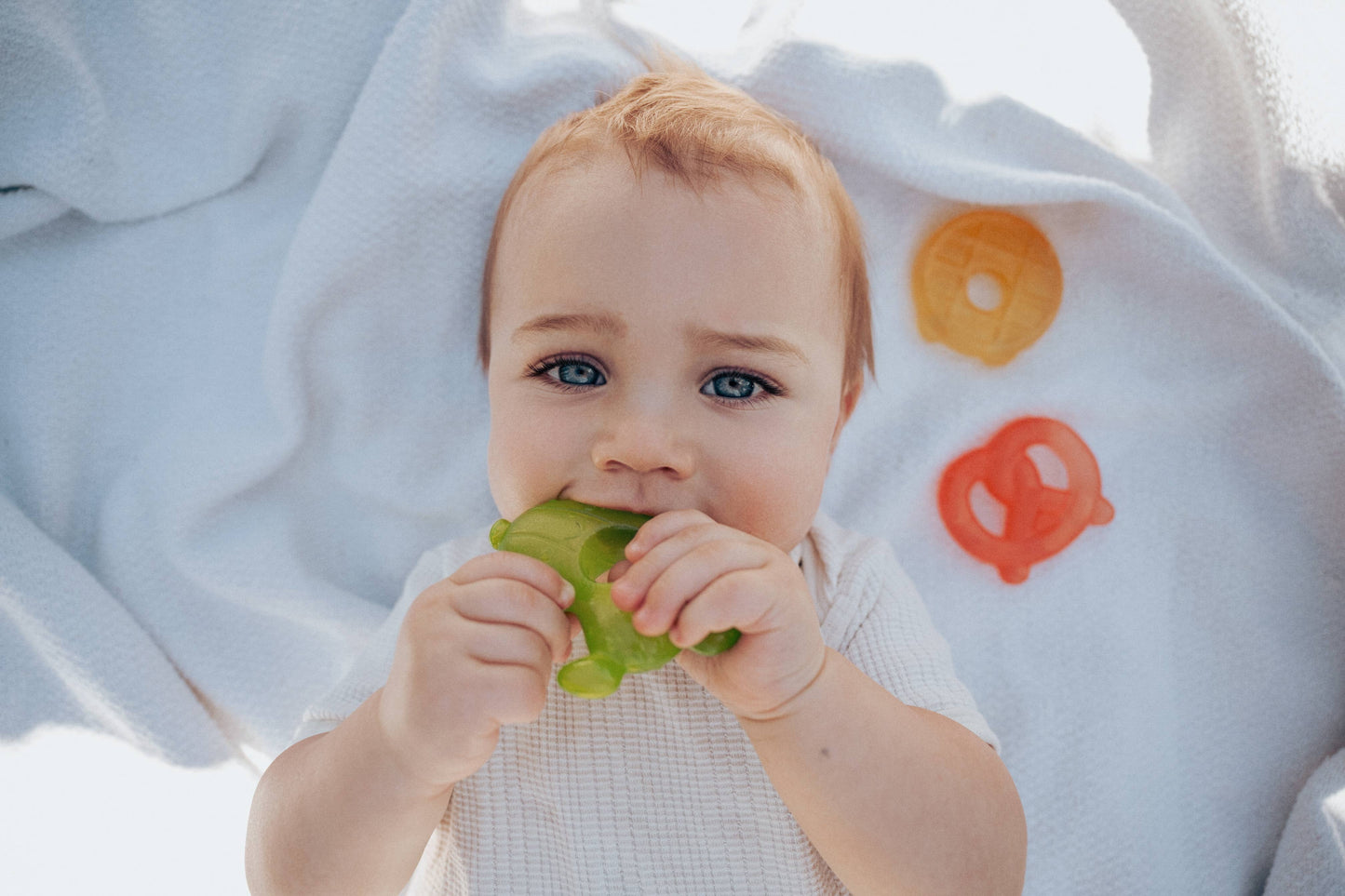 Cutie Coolers™ Water Filled Teethers (3-pack): Dino