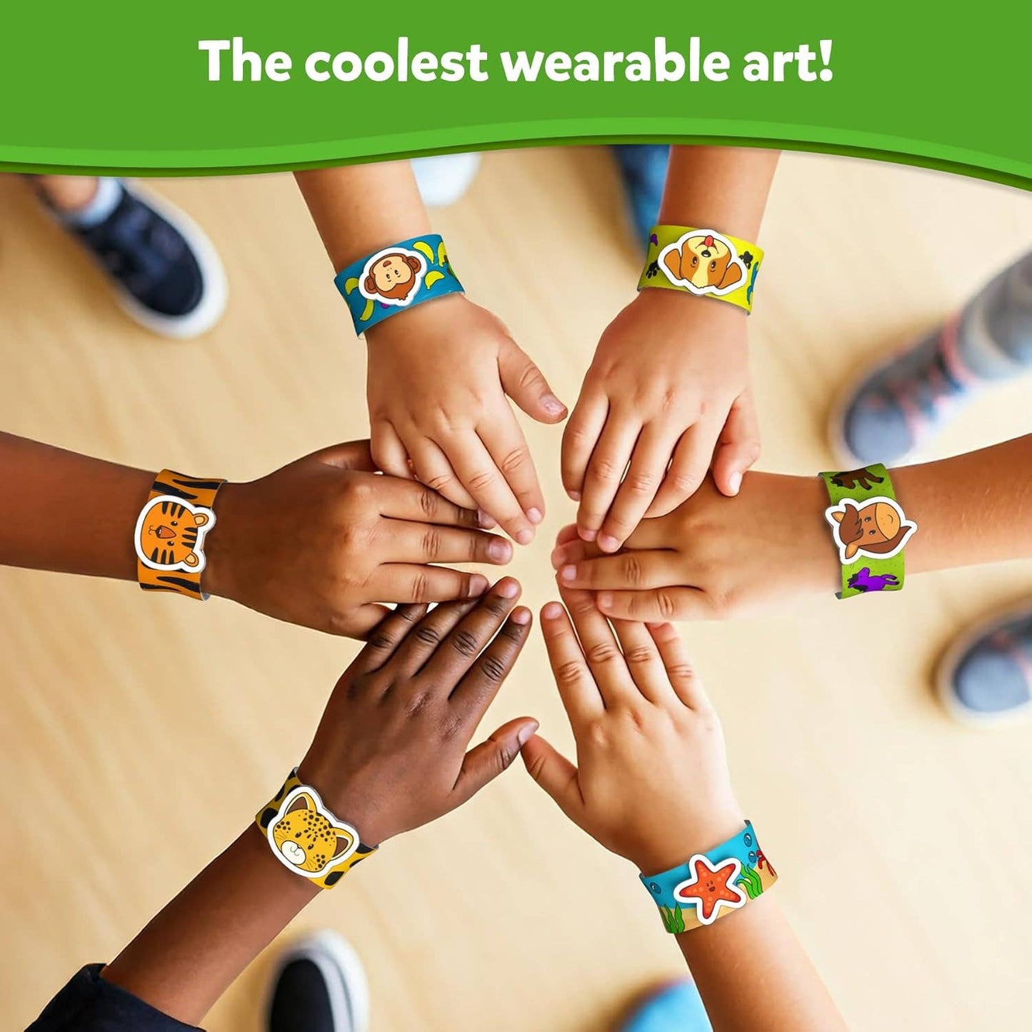 Skillmatics Craft Activity Snap Bandz Animal Friends