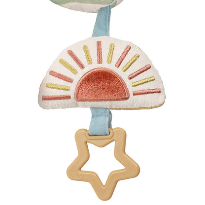 Itzy Bitzy Spiral Car Seat Activity Toy: High Contrast