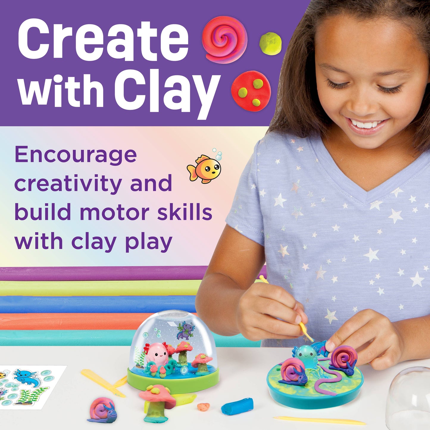 Make Your Own Water Globes – Axolotl Craft Kit Makes 2