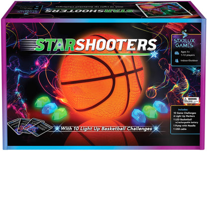 Starlight Shooters: A Glow in the Dark Basketball Game Set